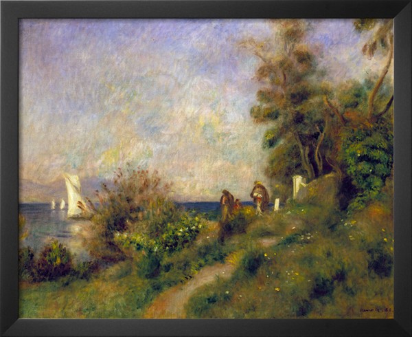 Antibes, 1888 - Pierre Auguste Renoir Painting